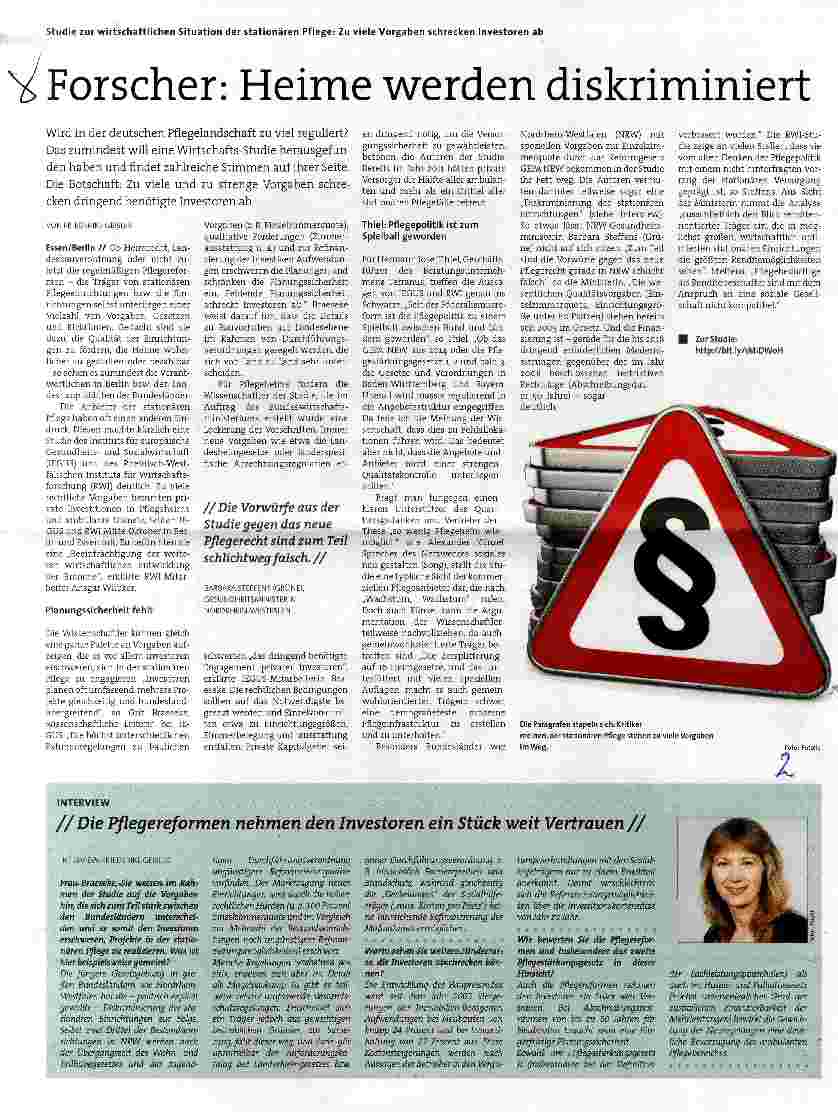 Vorschauseite 1: Forscher: Heime werden diskriminiert