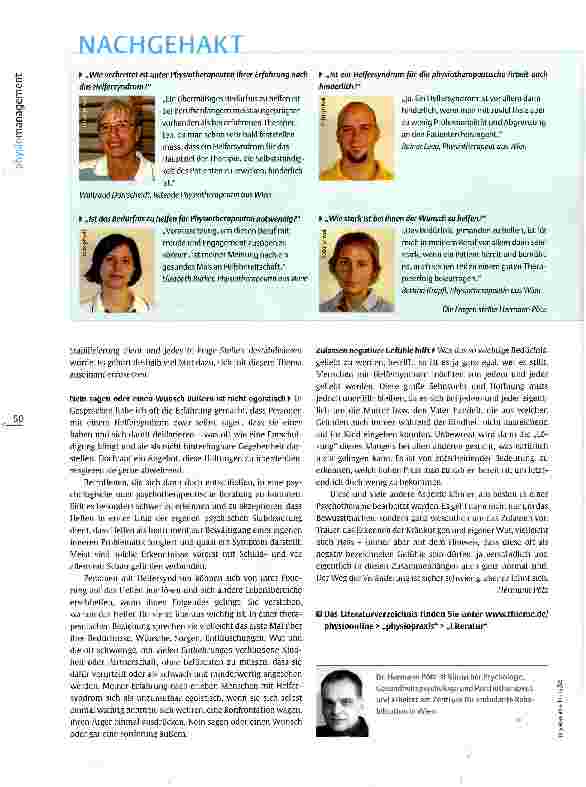 Vorschauseite 3: Falsches Helfen und seine FolgenHelfersyndrom