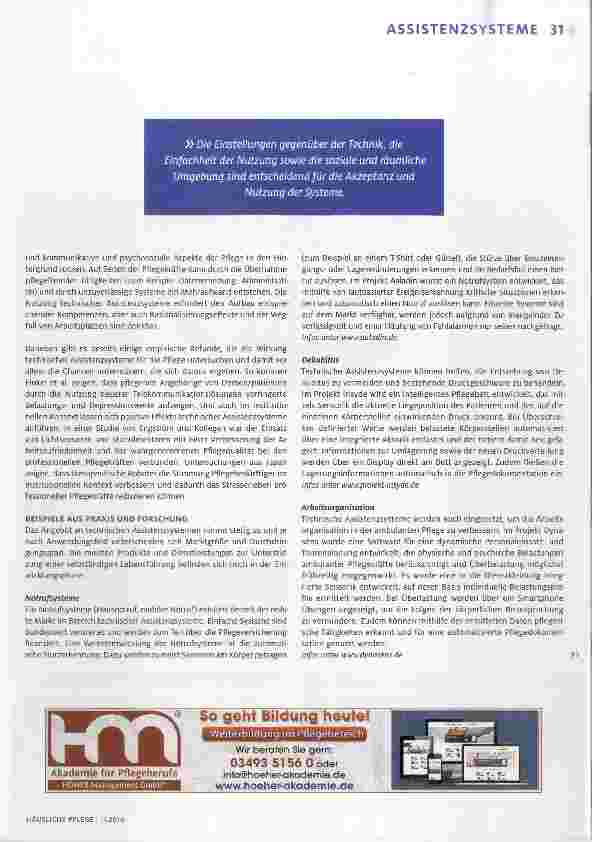 Vorschauseite 2: Projekte mit Potenzial