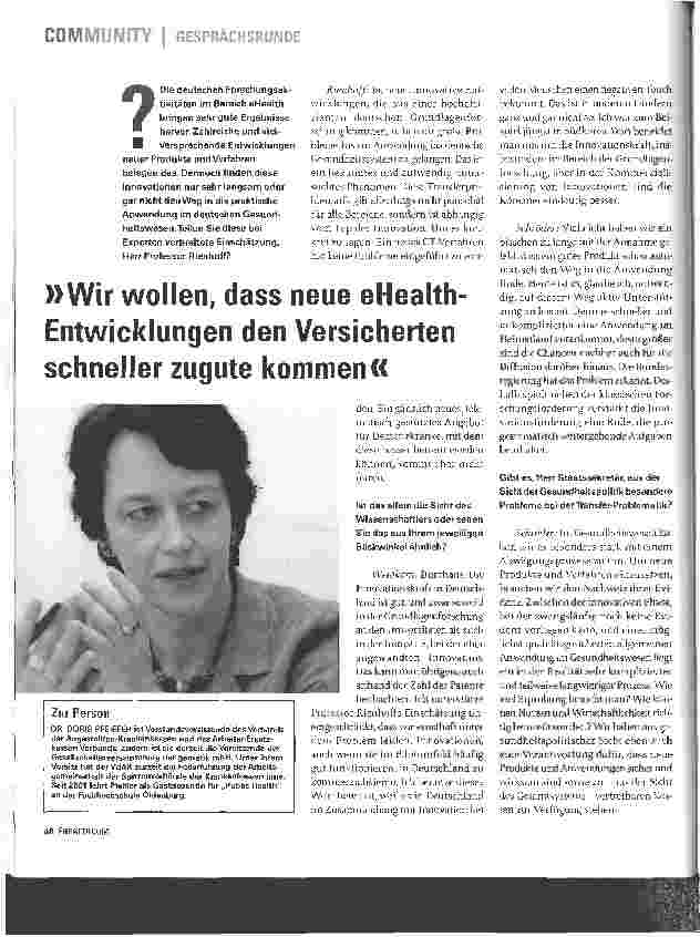 Vorschauseite 3: DER TRANSFER MUSS SCHNELLER WERDEN