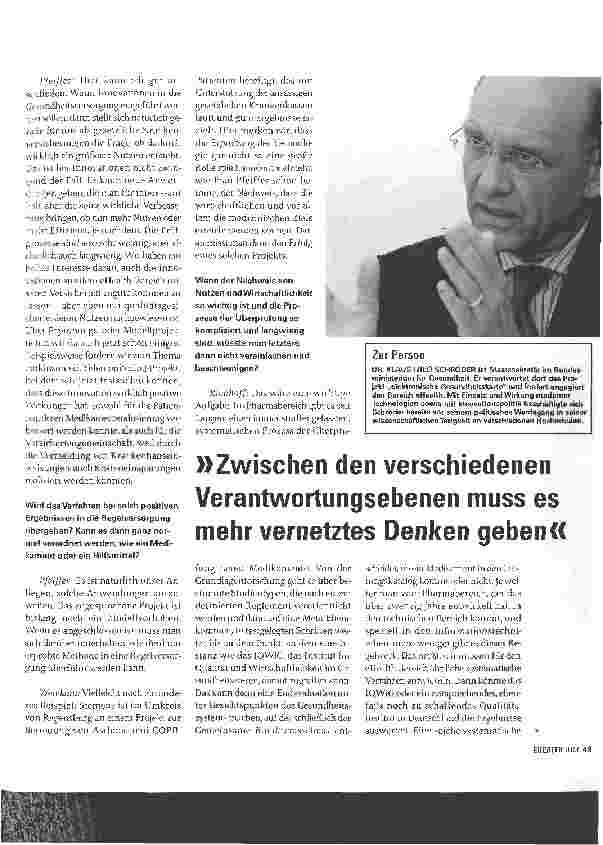 Vorschauseite 4: DER TRANSFER MUSS SCHNELLER WERDEN