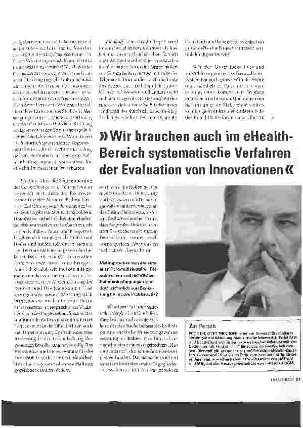 Vorschauseite 6: DER TRANSFER MUSS SCHNELLER WERDEN