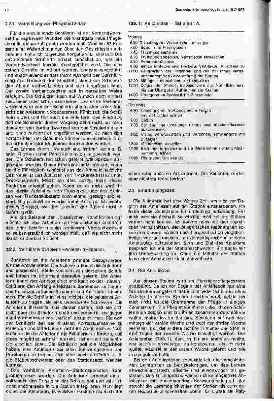 Vorschauseite 2: Bericht über die Anleitung zweier Schülerinnen im 1. Ausbildungsjahr