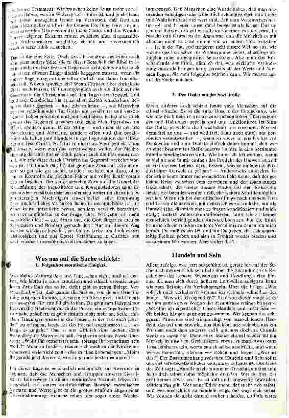 Vorschauseite 2: Jeder hat seine Ethik, aber wer kennt sie wirklich?