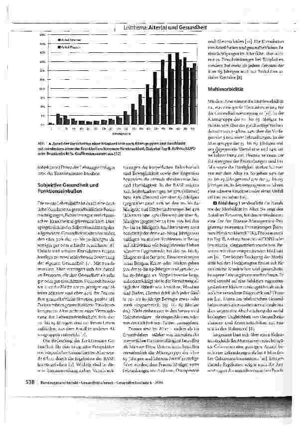 Vorschauseite 2: Krankheitslast und Gesundheit im AlterHerausforderungen für die Prävention und gesundheitliche Versorgung