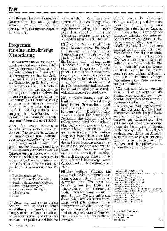 Vorschauseite 3: Betriebliche Aufzeichnungen und neue BPflV 6. Teil: Zwischenbilanz