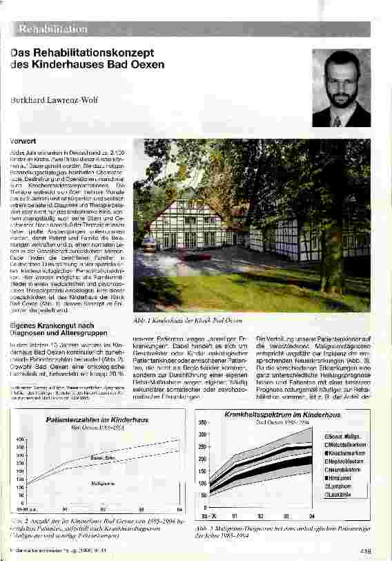 Vorschauseite 1: Das Rehabilitationskonzept des Kinderhauses Bad Oexen