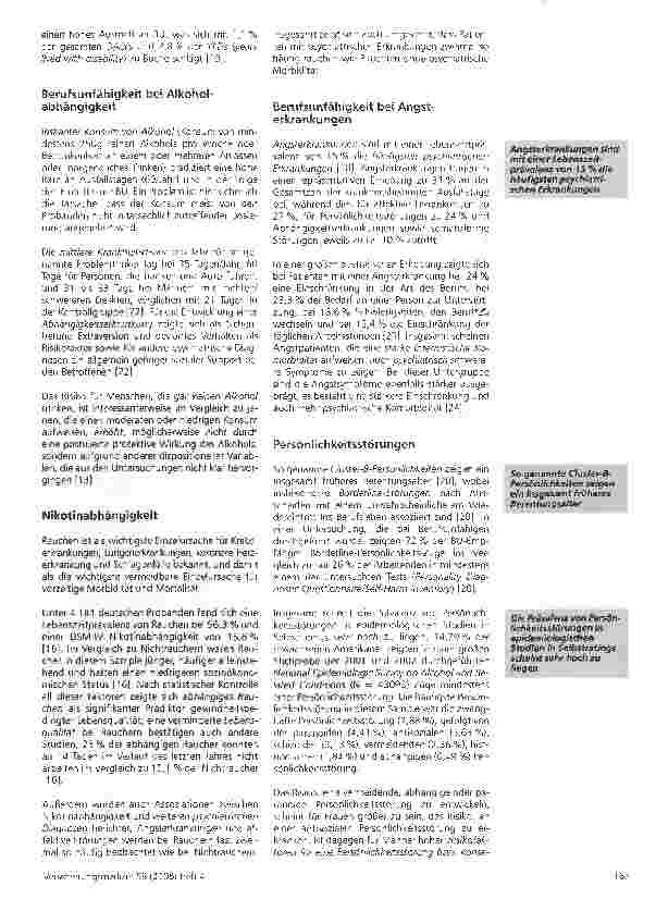 Vorschauseite 4: Prävalenz und Rolle psychiatrischer Erkrankungen bei Einschränkung der beruflichen Leistungsfähigkeit