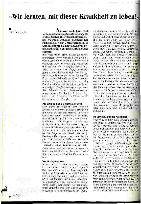 Vorschauseite 1: Wir lernten, mit dieser Krankheit zu leben!