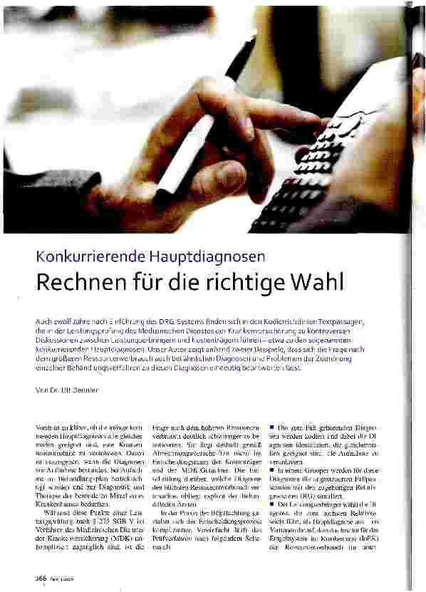 Vorschauseite 1: Rechnen für die richtige Wahl