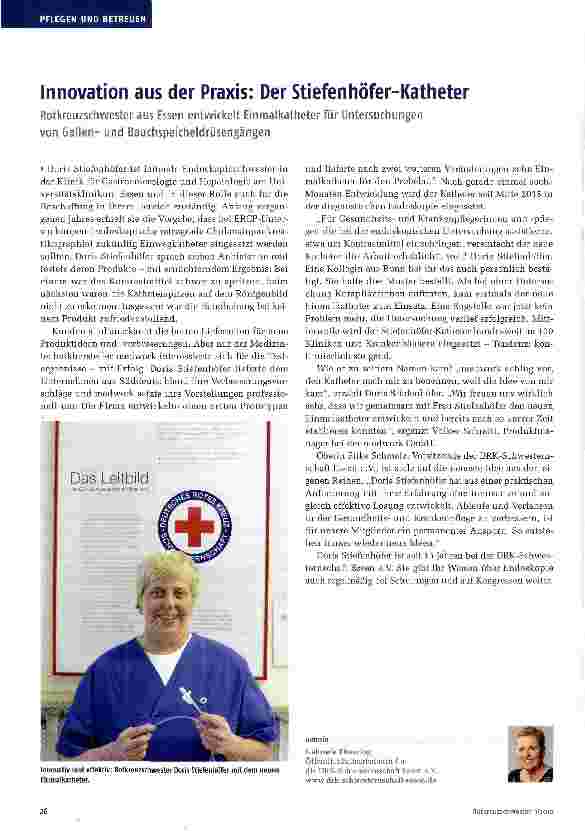 Vorschauseite 1: Innovation aus der Praxis: Der Stiefenhöfer-Katheter