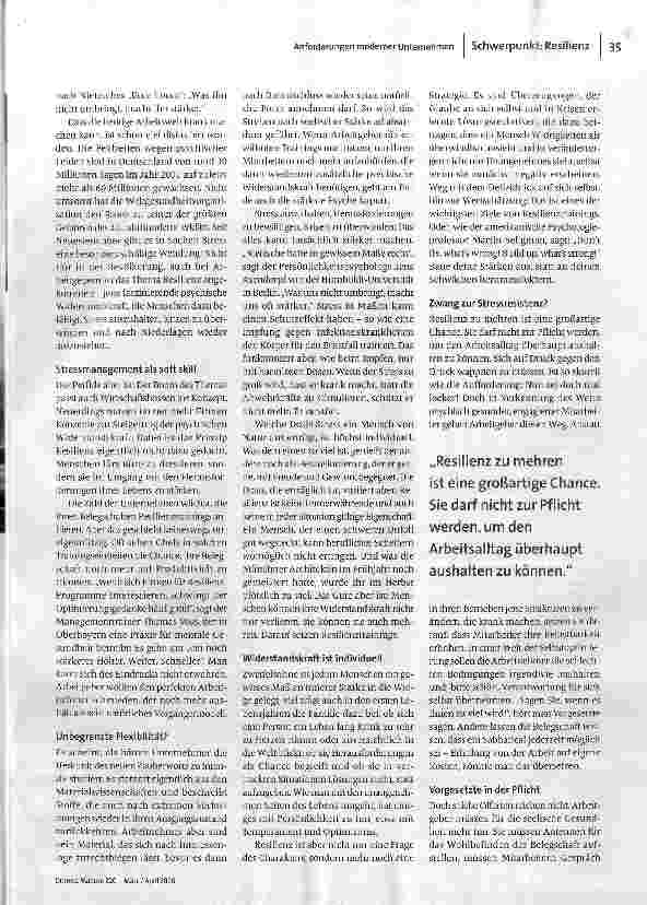 Vorschauseite 2: Illusion der Stärke