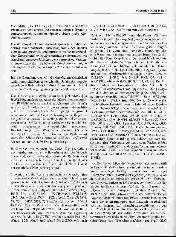 Vorschauseite 3: Arzneimittelwerbung im Internet