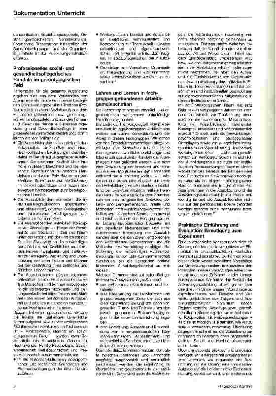 Vorschauseite 4: Altenpflege lehren und lernen Ein personenorientiertes integratives Modell