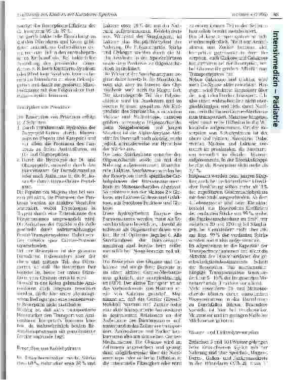 Vorschauseite 4: Ernährung von Kindern mit Kurzdarm-Syndrom