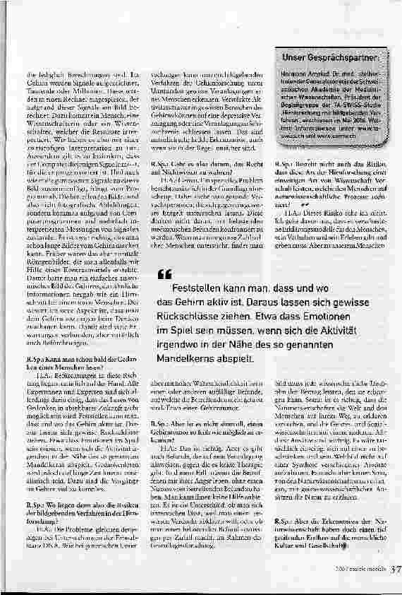 Vorschauseite 2: Neuroimaging - dem Gehirn beim Denken zuschauen