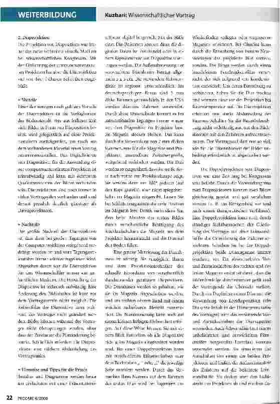 Vorschauseite 3: Anleitung zum GelingenMerkmale des wissenschaftlichen Vortrages