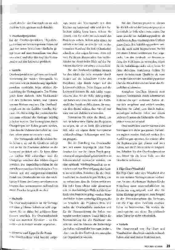 Vorschauseite 4: Anleitung zum GelingenMerkmale des wissenschaftlichen Vortrages
