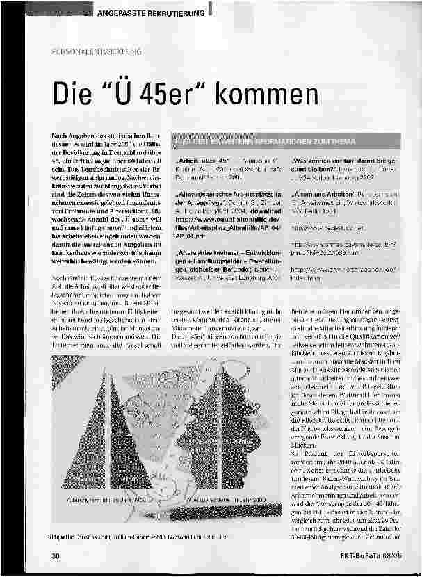 Vorschauseite 1: Die Ü 45er kommen