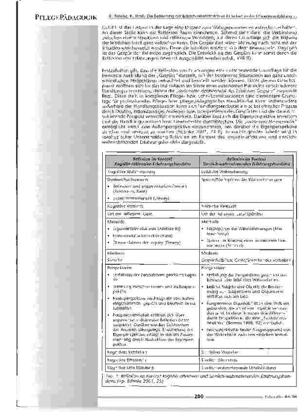 Vorschauseite 4: Die Bedeutung der kritischrekonstruktiven Fallarbeit in der Lehrerinnenbildungim Berufsfeld Pflege
