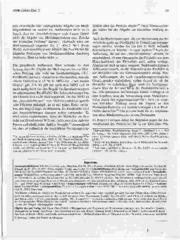 Vorschauseite 5: Die Klinische Prüfung von Medizinprodukten - Rechtlicher Rahmen, Grundlagen und Haftungsgefüge