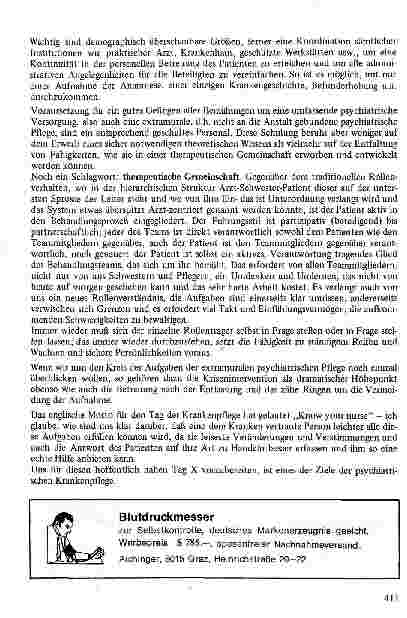 Vorschauseite 2: Möglichkeiten der extramuralen Pflege - Schwerpunkt Psychiatrie