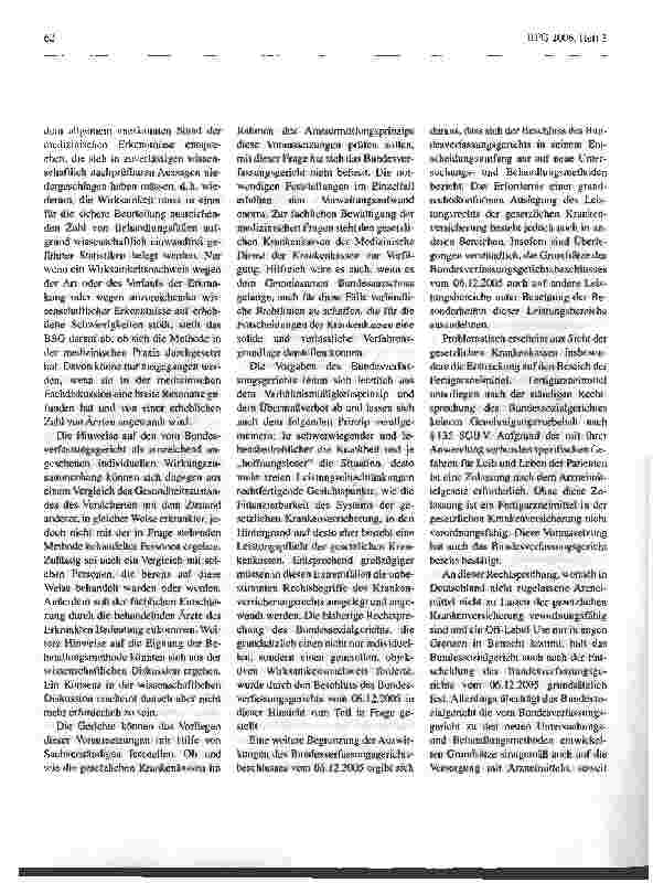 Vorschauseite 4: Wird sich die Entscheidungspraxis der gesetzlichen Krankenkassen verändern?
