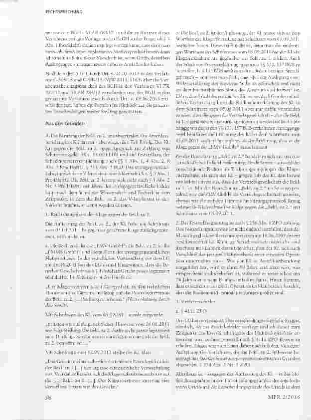 Vorschauseite 3: Anwendung der EuGH-Rechtsprechung zum Fehlerbegriff von Produkten durch das KG Berlin