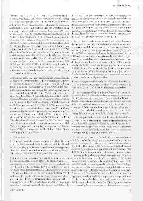 Vorschauseite 4: Anwendung der EuGH-Rechtsprechung zum Fehlerbegriff von Produkten durch das KG Berlin