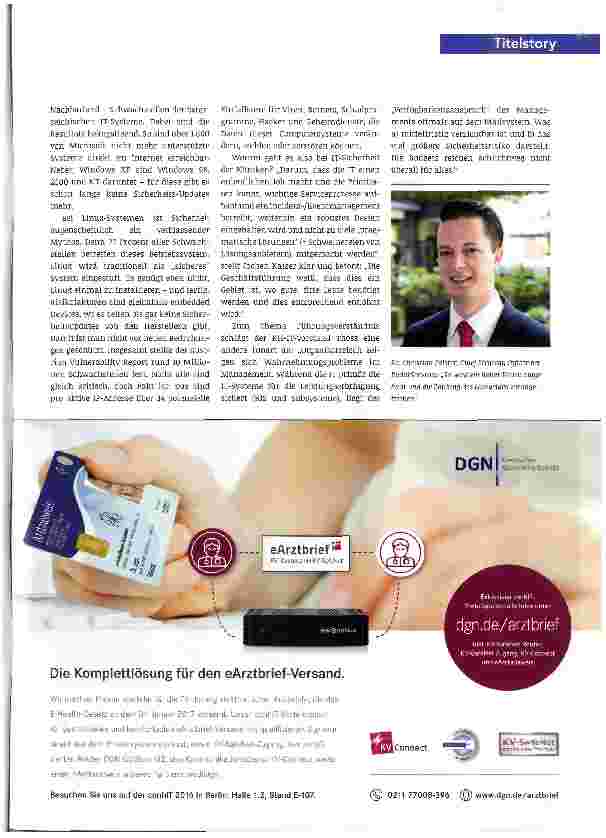 Vorschauseite 4: Cyberattacken auf die Krankenhaus-IT
