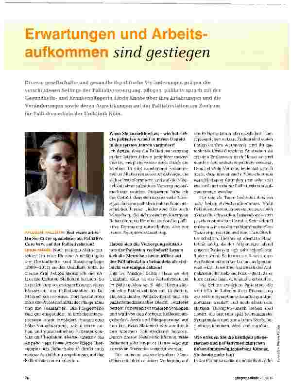 Vorschauseite 1: Erwartungen und Arbeitsaufkommen sind gestiegen