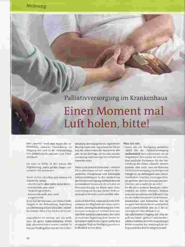 Vorschauseite 1: Einen Moment mal Luft holen, bitte!