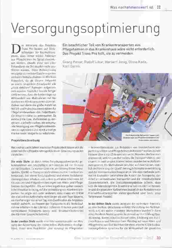 Vorschauseite 1: Versorgungsoptimierung
