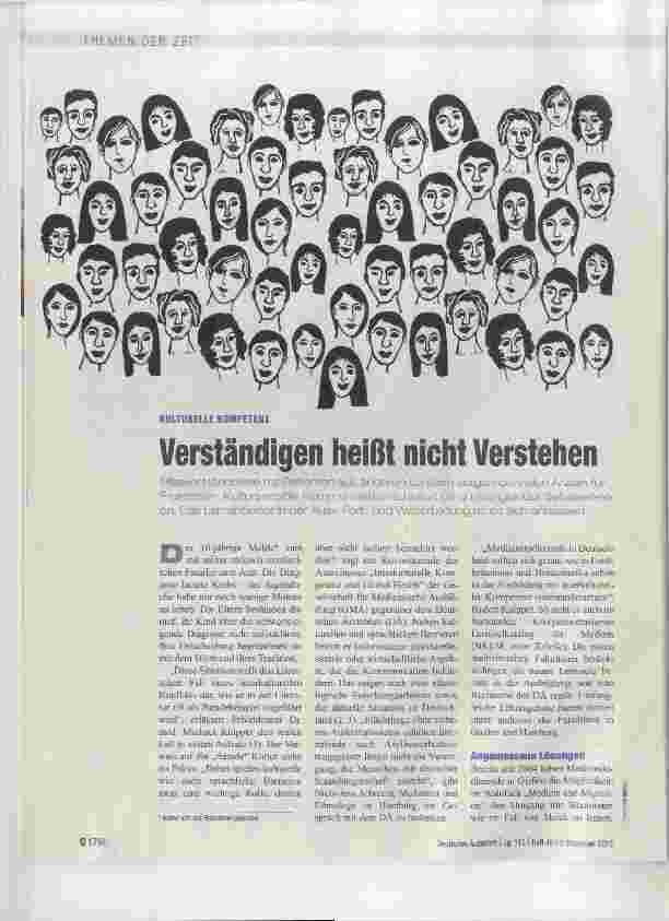 Vorschauseite 1: Verständigen heißt nicht Verstehen