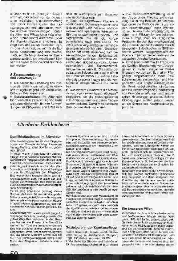 Vorschauseite 3: Substanzerhalteung in Altenund Pflegeheimen (2. Teil)