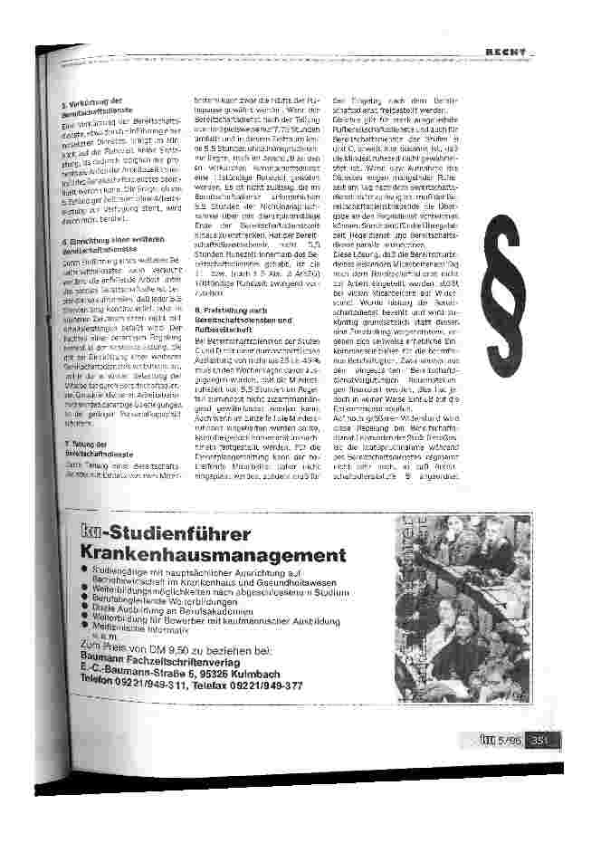 Vorschauseite 4: Auswege aus der Arbeitszeitfalle - Teil II Schwierigkeiten bei der Umsetzung des Arbeitszeitgesetzes
