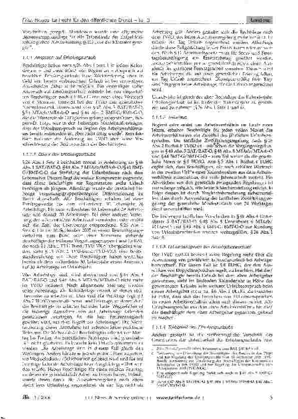 Vorschauseite 2: Neues Tarif recht für den öffentlichen Dienst - Teil 3 -