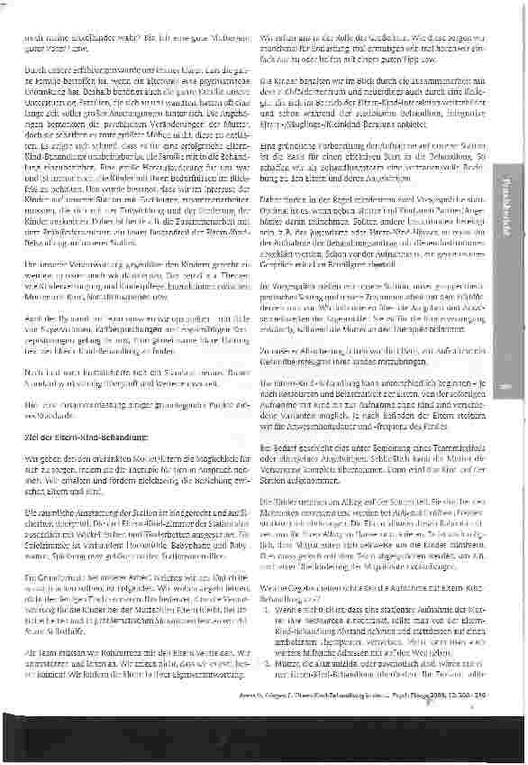 Vorschauseite 2: Eltern-Kind-Behandlung in der Psychiatrie - Ein Erfahrungsbericht
