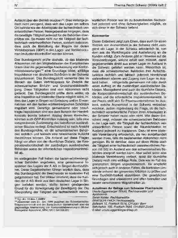 Vorschauseite 4: Festsetzung der Preise für kassenpflichtige Arznei-mittel; neue Massnahmen zur Kostensenkung