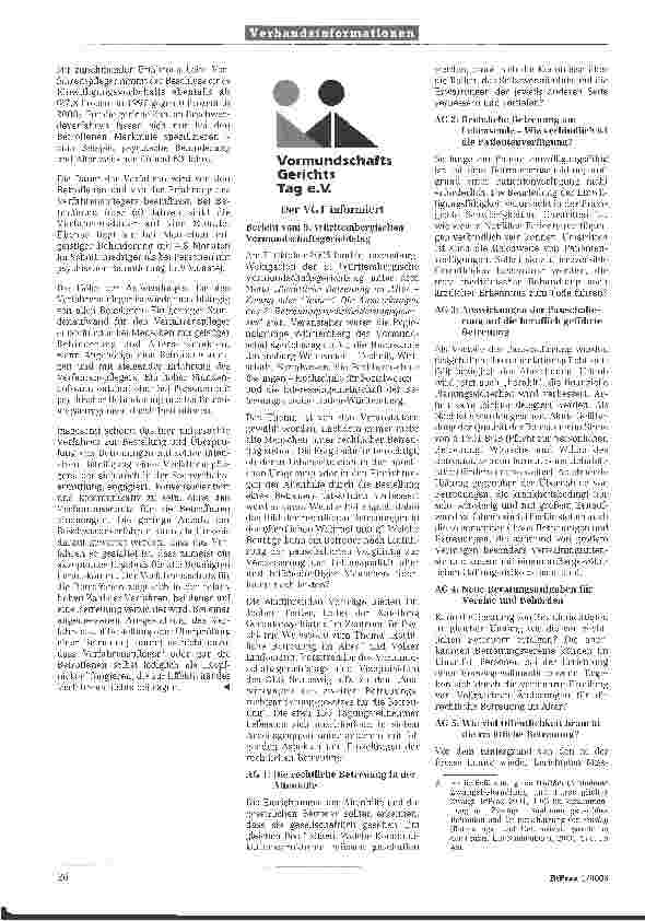 Vorschauseite 6: Die Bedeutung von VerfahrenspflegschaftenAusgewählte Ergebnisse einer Evaluation