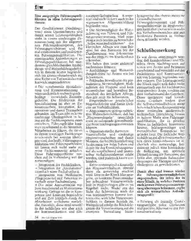 Vorschauseite 2: Die Notwendigkeit der Profilierung eines Krankenhauses