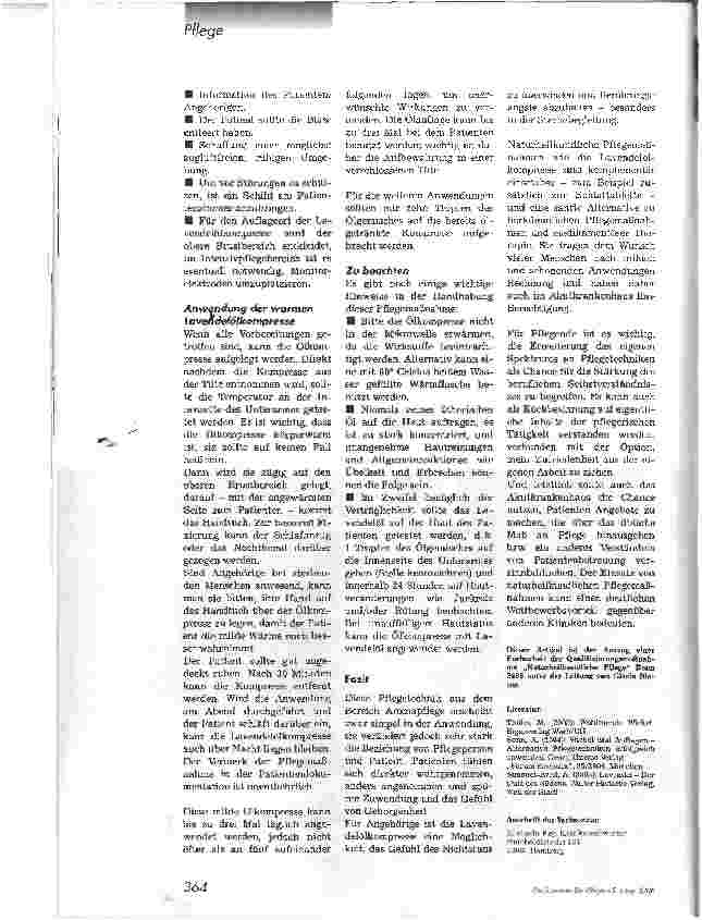 Vorschauseite 5: Beruhigen mit LavendelDie Anwendung einer warmen Lavendelölkompresse