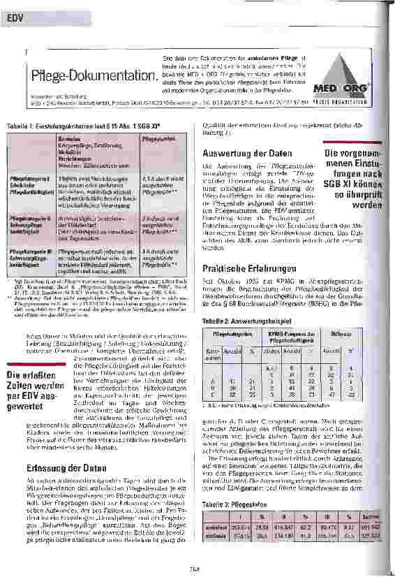Vorschauseite 3: Beweise per Computer EDV-gestützte Dokumentation für die Begutachtung bei Pflegebedürftigkeit