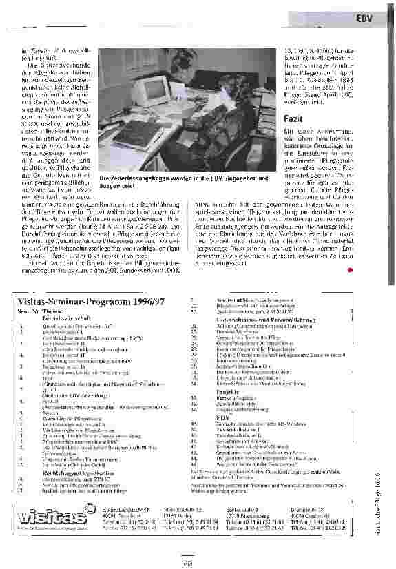 Vorschauseite 4: Beweise per Computer EDV-gestützte Dokumentation für die Begutachtung bei Pflegebedürftigkeit