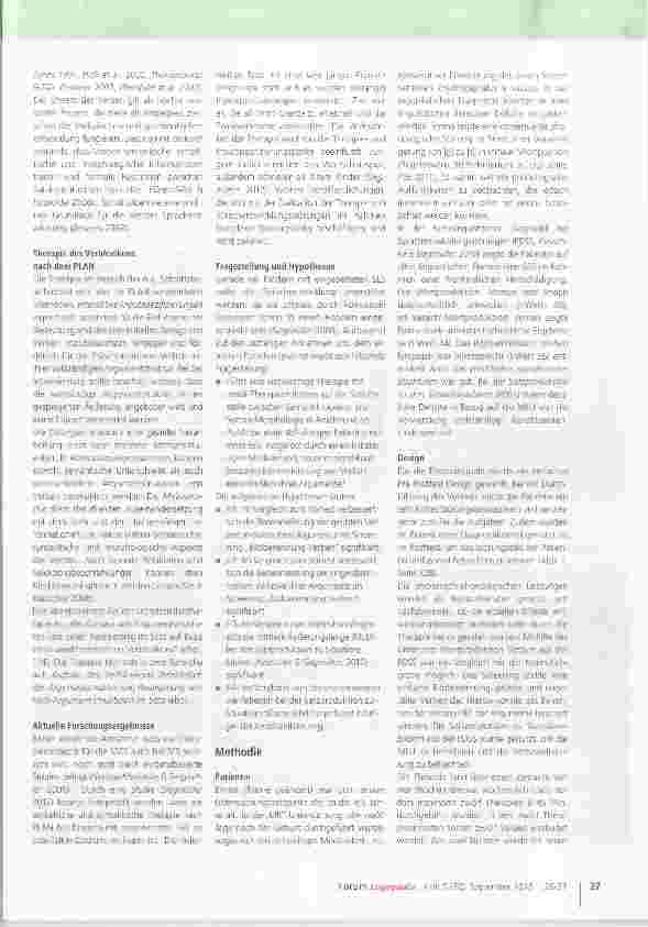 Vorschauseite 2: Aufbau des Verbwortschatzes nach frühkindlicher Hirnschädigung