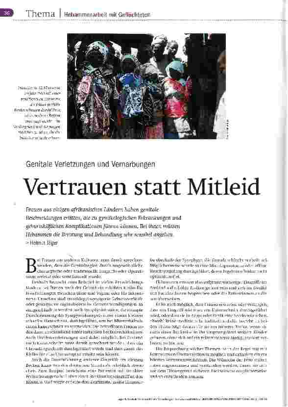 Vorschauseite 1: Genitale Verletzungen und Vernarbungen Vertrauen statt Mitleid