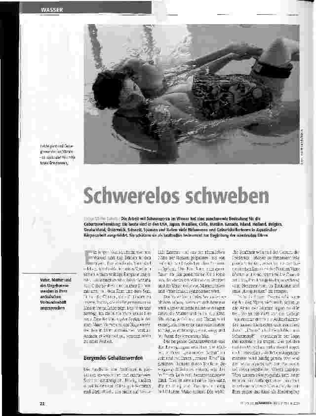 Vorschauseite 1: Schwerelos schweben