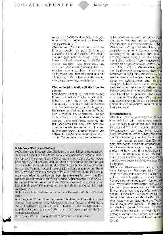 Vorschauseite 2: Ich kann einfach nicht schlafen!