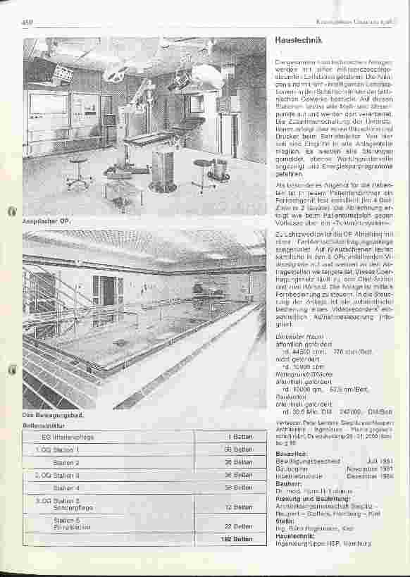 Vorschauseite 5: Der Neubau der Lubinus-Klinik in Kiel