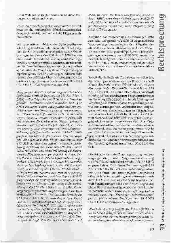 Vorschauseite 4: Investitionskostenvereinbarung ohne gesonderte Leistungsvereinbarung